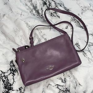 Gently used Purple Coach purse